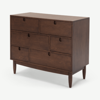 An Image of Penn Chest of Drawers, Dark Stain Ash