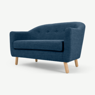 An Image of Lottie 2 Seater Sofa, Harbour Blue