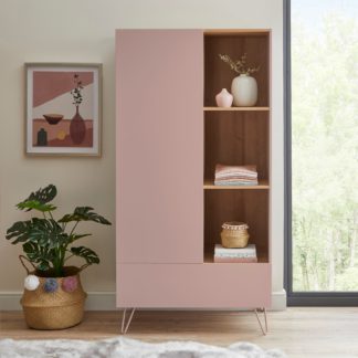 An Image of Penelope Blush Double Wardrobe Blush (Pink)