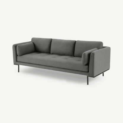 An Image of Harlow 3 Seater Sofa, Elite Grey