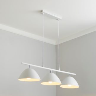 An Image of Donia 3 Light Diner Fitting White