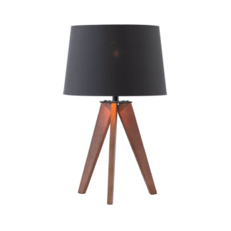 An Image of Poppy Walnut Table Lamp
