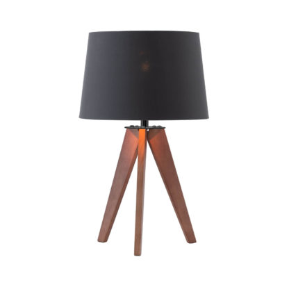 An Image of Poppy Walnut Table Lamp