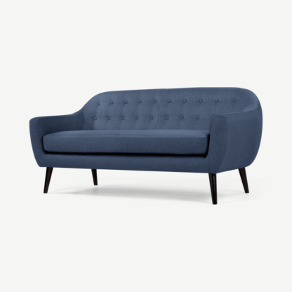 An Image of Ritchie 3 Seater Sofa, Scuba Blue