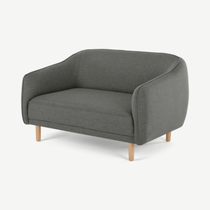 An Image of Haring 2 Seater Sofa, Cadet Dark Grey