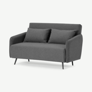 An Image of Hettie Small Sofa Bed, Marl Grey
