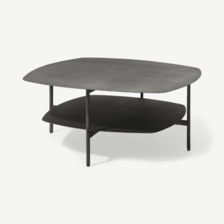 An Image of Tayen Square Coffee Table, Gunmetal