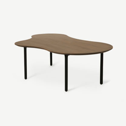 An Image of Zaragoza Organic Coffee Table, Walnut