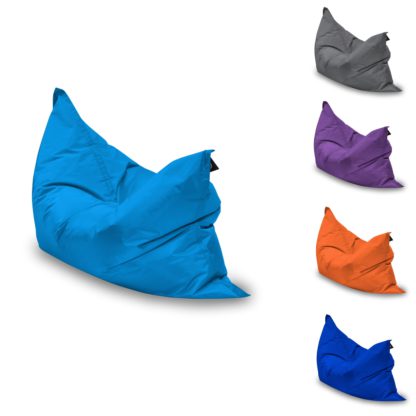 An Image of Bonkers Small Slab Light Sky Blue Bean Bag