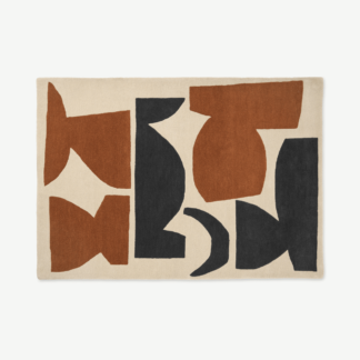 An Image of Lafant Hand-Tufted Wool Rug, Large 160 x 230cm, Multi