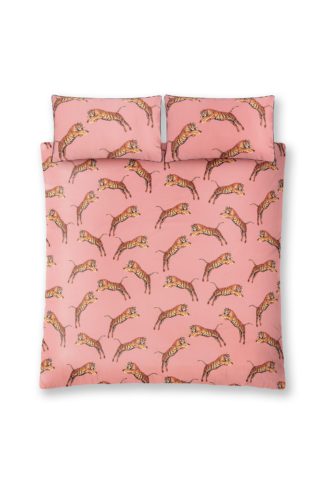 An Image of Pouncing Tigers King Duvet Set