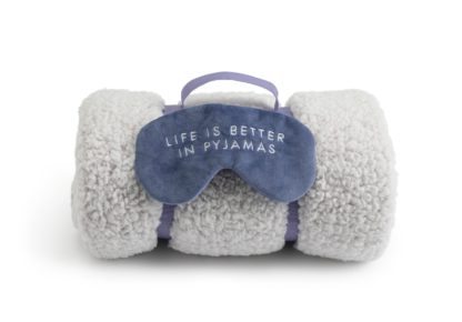 An Image of Argos Home Blanket And Eyemask Gift Set