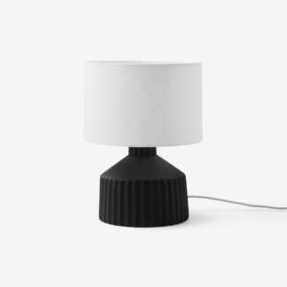 An Image of Kae Table Lamp, Small, Black