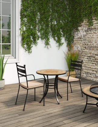 An Image of M&S Madeira 2 Seater Bistro Table and Chairs