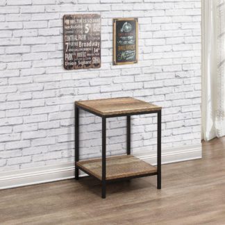 An Image of Urban Rustic Lamp Table