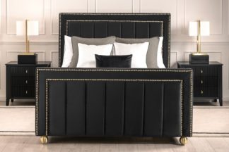 An Image of Albert Storage Bed - Black