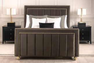 An Image of Albert Storage Bed - Carbon