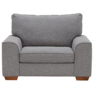 An Image of Findlay Snuggle Chair, Karina Charcoal