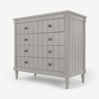 An Image of Bourbon Vintage Chest Of Drawers, Grey