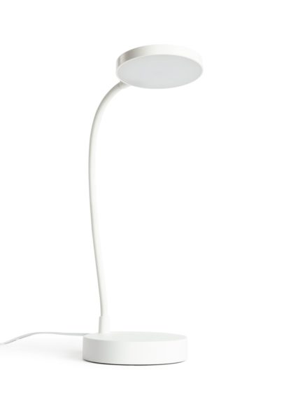 An Image of Habitat Mopsa LED Desk Lamp - White