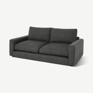 An Image of Arni 3 Seater Sofa, Slate Textured Weave