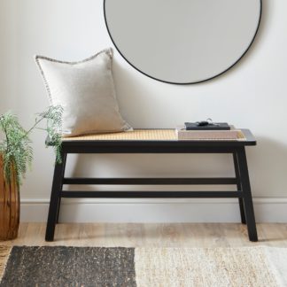 An Image of Franco Dining Bench Black