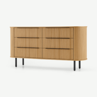 An Image of Tambo Wide Chest of Drawers, Oak