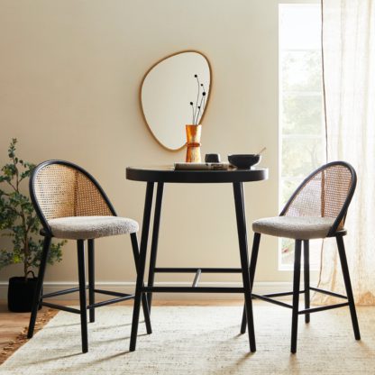 An Image of Franco Bar Table Black