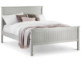 An Image of Wooden Bed Frame 4ft6 Double Maine Dove Grey