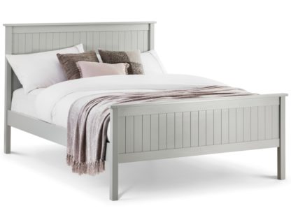 An Image of Wooden Bed Frame 3ft Single Maine Dove Grey