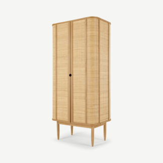 An Image of Liana Woven Cabinet, Ash and Rattan