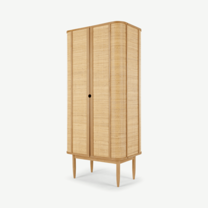 209ef933cf8f468cd51c5393b89b9675a2c727bc276c3b83c5a927fa71b96699-1.png An Image of Liana Woven Cabinet, Ash and Rattan
