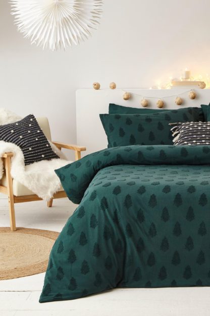 An Image of Tufted Tree King Duvet Set