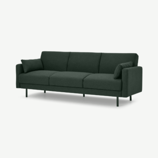 An Image of Delphi Click Clack Sofa Bed, Woodland Green