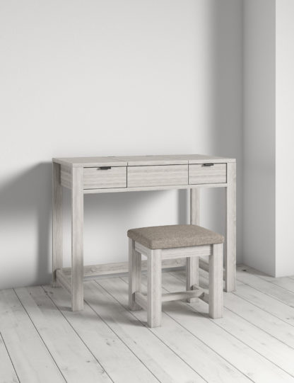 An Image of M&S Arlo Dressing Table & Stool