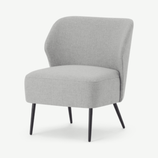 An Image of Topeka Accent Armchair, Luna Grey Weave