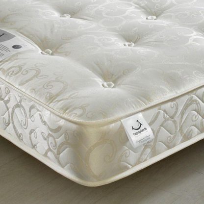 An Image of Compact Gold Tufted Orthopaedic Mattress - 3ft Single (90 x 190 cm)