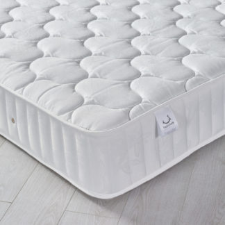 An Image of Neptune Spring Quilted Cotton Fabric Mattress - 4ft Small Double (120 x 190 cm)