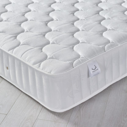 An Image of Neptune Spring Quilted Cotton Fabric Mattress - 4ft6 Double (135 x 190 cm)
