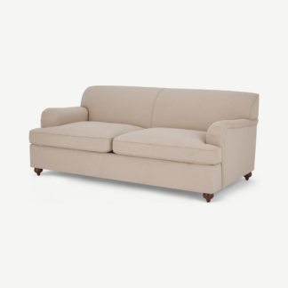 An Image of Orson 3 Seater Sofa Bed, Natural Weave