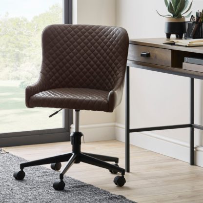 An Image of Montreal PU Office Chair Grey