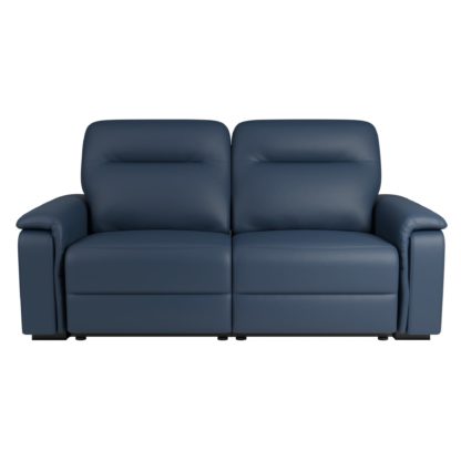 An Image of Bianca Electric Reclining 3 Seater Sofa Ivory