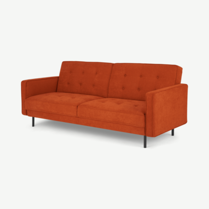 An Image of Rosslyn Click Clack Sofa Bed, Sedona Orange