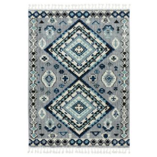 An Image of Asiatic Cyrus Persian Shaggy Rectangle Rug - 120x170cm -Grey