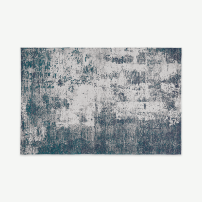 An Image of Genna Rug, Large 160x230cm, Petrol Blue