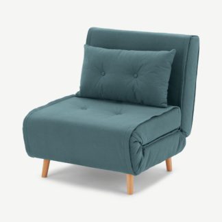 An Image of Haru Single Sofa Bed, Sherbet Blue