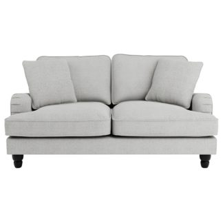 An Image of Beatrice Boucle 2 Seater Sofa Light Grey