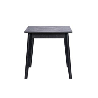 An Image of Aster Square Lift Top Dining Table Black