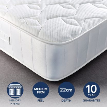 2e234ccc6ded91fd45d4665f00fc01a48357369de66c23d5a23ae57f4e4529a1.jpg An Image of Fogarty Dreamy Comfort Cooling Memory Foam 1500 Pocket Sprung Mattress Yellow
