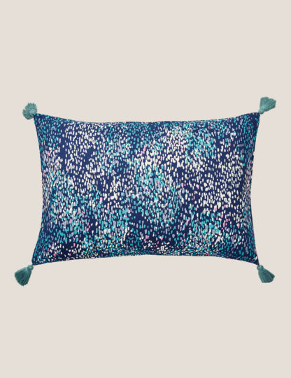 An Image of M&S Joules Cotton Mix Cotswold Rain Bolster Cushion